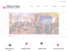 Tablet Screenshot of albert-hall.com